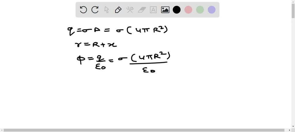 ⏩SOLVED:A spherical metal shell has charge per unit area σand radius ...