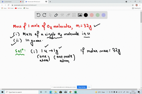 a-mole-of-mathrmo_2-molecules-has-mass-32-mathrmg-that-is-the-molecular-weight-of-mathrmo_2-is-32-ma