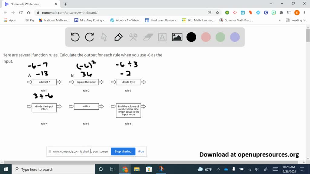 ⏩SOLVED:Here are several function rules. Calculate the output for ...