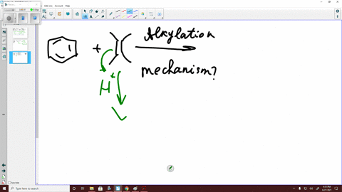 show-the-mechanism-for-alkylation-of-benzene-by-an-alkene