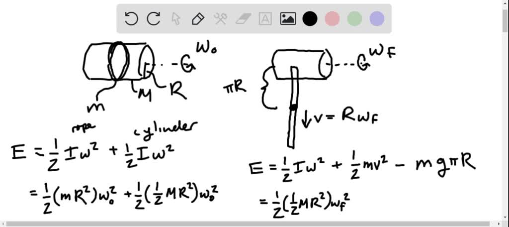 Solved Exactly One Turn Of A Flexible Rope With M