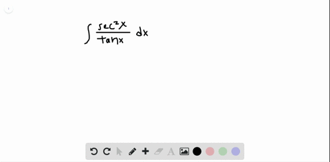 evaluate-the-following-integrals-int-fracsec-2-xtan-x-d-x