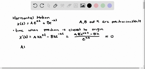 horizontal-motion-the-position-function-of-a-particle-moving-along-the-x-axis-is-xta-ek-tb-e-k-t-whe