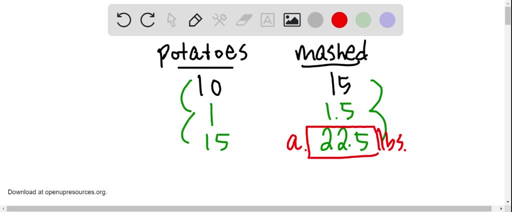 solved-it-takes-10-pounds-of-potatoes-to-make-15-pounds-of-mashed