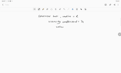 a-spherical-balls-of-a-radius-r-is-falling-in-a-viscous-fluid-of-viscosity-eta-with-a-velocity-v-t-2