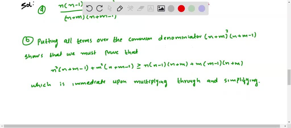 SOLVED:An urn contains two blue balls and n-2 red balls; they are ...