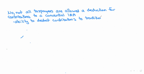 are-all-taxpayers-allowed-a-deduction-for-contributions-to-a-conventional-individual-retirement-acco