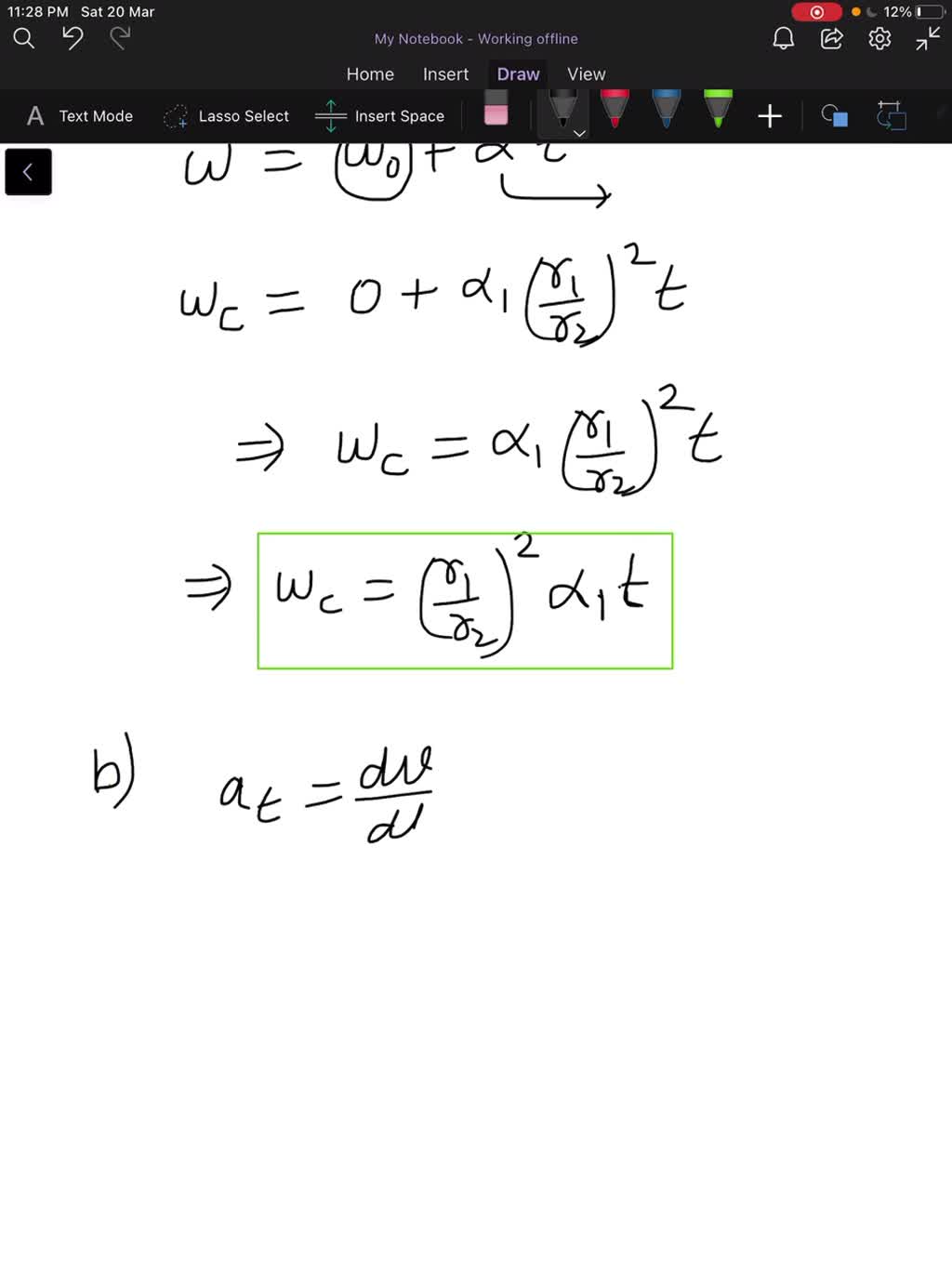 A Vbelt speedreduction drive is shown where pulley A drives the two