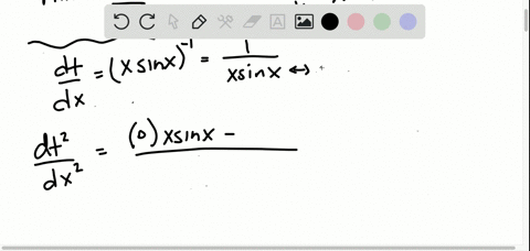 find-d2-x-d-t2-as-a-function-of-x-if-d-x-d-tx-sin-x