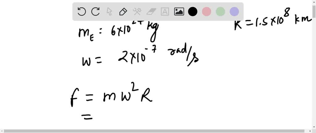 SOLVED:The earth (mass =6 \times 10^{24} \mathrm{~kg} ) revolves around ...