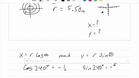 the-polar-coordinates-of-a-point-are-r550-mathrmm-and-theta240circ-what-are-the-cartesian-coordinate