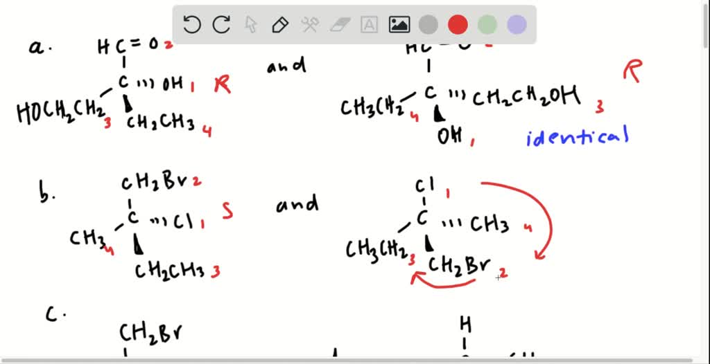 SOLVED:Do the following structures represent identical compounds or a ...