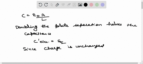 a-charge-pm-q-is-placed-on-the-plates-of-a-parallel-plate-capacitor-the-plate-spacing-is-then-increa