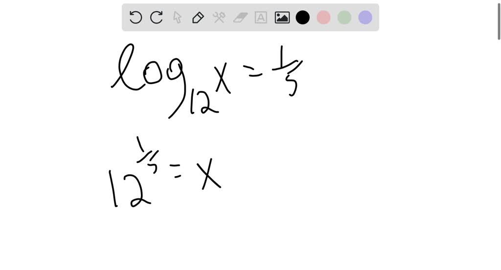 SOLVED:Solve each logarithm equation by rewriting it in exponential ...