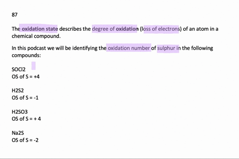 give-the-oxidation-number-of-sulfur-in-the-following-a-mathrmsocl_2-quad-b-mathrmh_2-mathrms_2-quad-