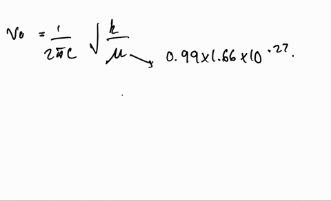 in-the-vibrational-motion-of-mathrmhi-the-iodine-atom-essentially-remains-stationary-because-of-its-