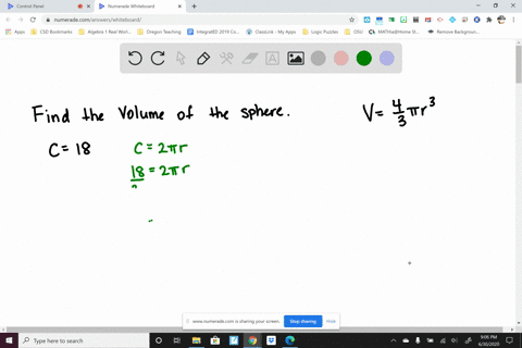 find-the-volume-of-each-sphere-round-to-the-nearest-tenth-c18-mathrmcm