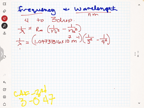 calculate-the-frequency-hertz-and-wavelength-nanometers-of-the-emitted-photon-when-an-electron-drops