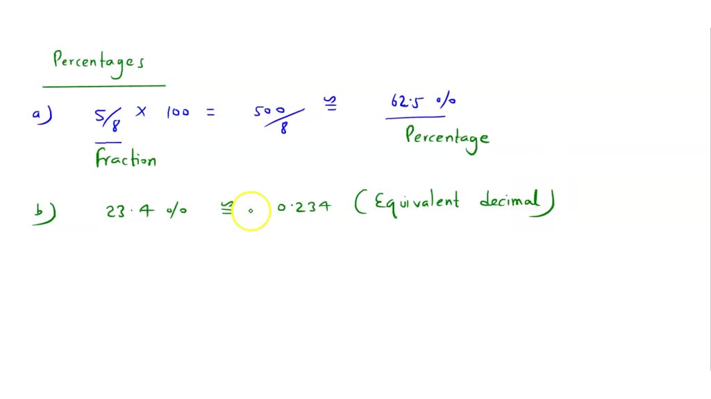 SOLVED:Answer The Given Questions That Relate To Percentages ...