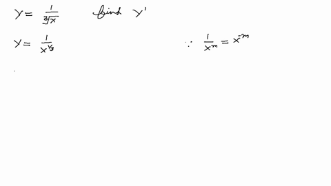 find-the-indicated-derivatives-yprime-quad-text-if-quad-yfrac1sqrt3x