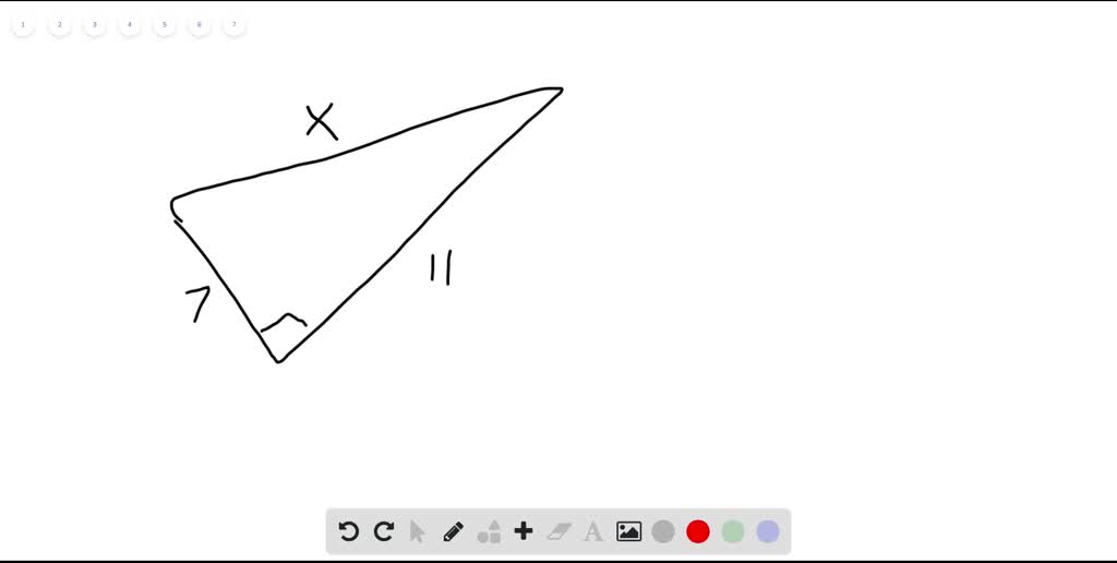 SOLVED:Find the value of x . Tell whether the side lengths form a ...