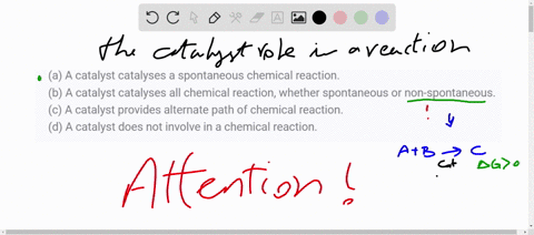 which-of-the-following-statements-is-incorrect-about-catalyst-a-a-catalyst-catalyses-a-spontaneous-c