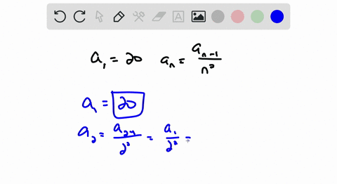 write-the-first-four-terms-of-the-sequence-defined-by-the-recursion-formula-assume-the-sequence-be-5