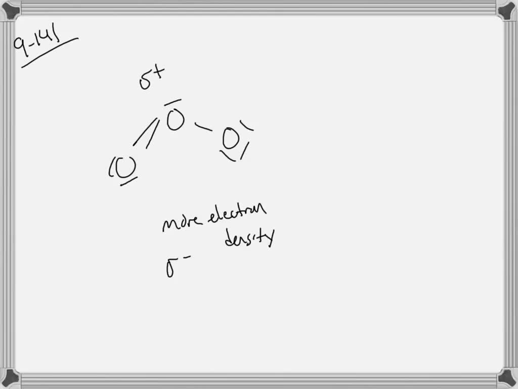 Ozone (O3) has a dipole moment (0.54 D) . How can a molecule with only ...