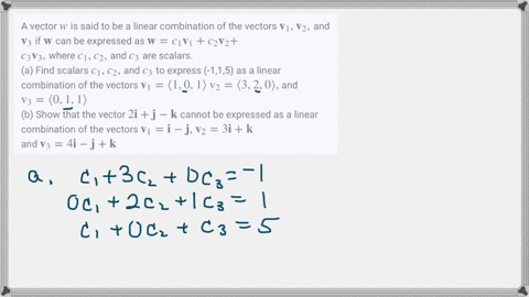 a-vector-w-is-said-to-be-a-linear-combination-of-the-vectors-mathbfv_1-mathbfv_2-and-mathbfv_3-if-ma