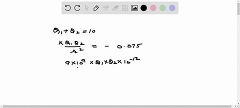 two-point-charges-q_1-and-q_2-are-3-mathrmm-apart-and-their-sum-of-charges-is-10-mu-mathrmc-if-force