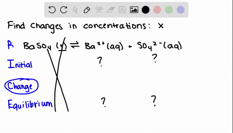 complete-the-changes-in-concentrations-for-each-of-the-following-reactions-text-a-operatornamebaso_4