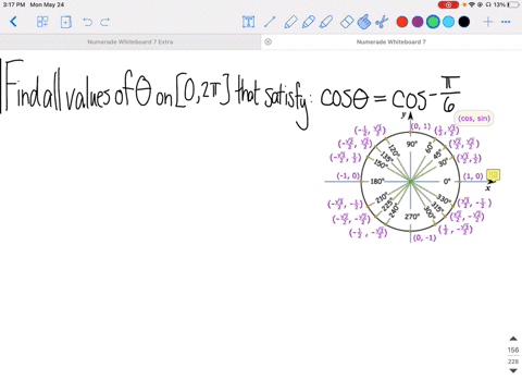 find-all-values-of-theta-that-satisfy-the-equation-over-the-interval-02-pi-cos-thetacos-left-fracpi6