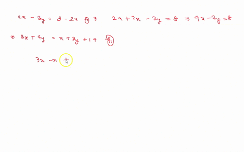solve-each-system-by-the-substitution-method-leftbeginarrayl2-x-3-y8-2-x-3-x4-yx3-y14endarrayright