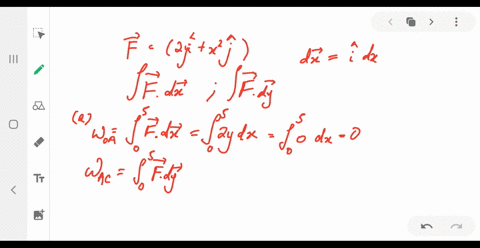 a-force-acting-on-a-particle-moving-in-the-x-y-plane-is-given-by-overrightarrowmathbffleft2-y-hatm-3