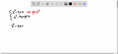 solve-each-system-of-equations-for-real-values-of-x-and-y-leftbeginarrayl-x2-y0-x2-4-xy0-endarrayr-2