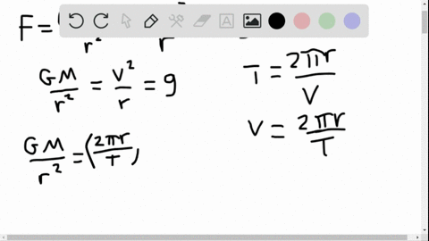 SOLVED:An artificial satellite circles Earth in a circular orbit at a