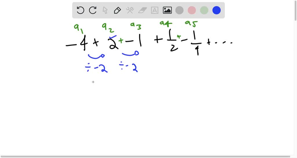 find the sum of each infinite geometric sequence