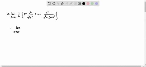 lim-_n-rightarrow-infty-frac1nleft1fracn2n212fracn2n222ldotsfracn2n2n-12right-is-equal-to-a-fracpi2-