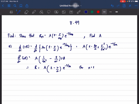 a-write-down-the-radial-equation-8107-for-the-case-that-n2-and-l0-and-verify-that-r_2-saleft2-fracra