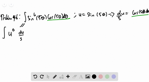 find-the-integrals-check-your-answers-by-differentiation-int-sin-65-theta-cos-5-theta-d-theta