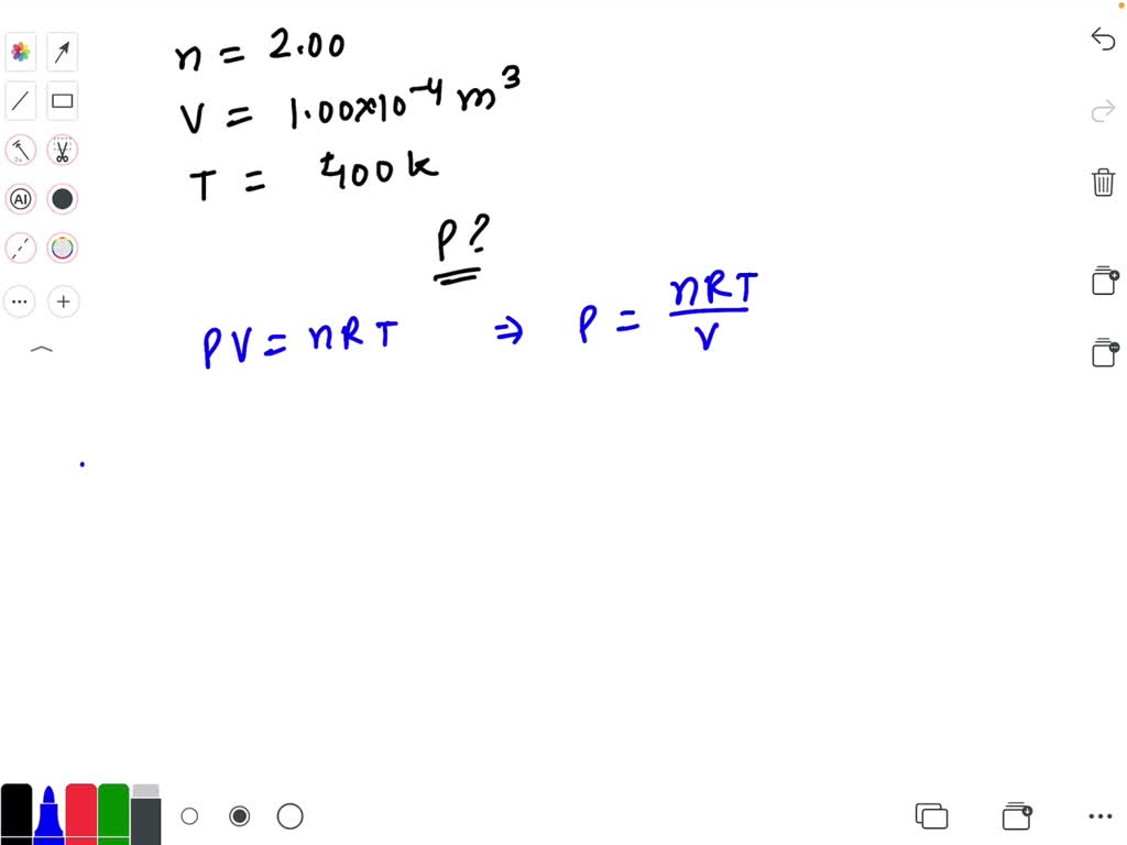 if-an-ideal-gas-initially-at-100-k-and-0-7-bar-is-hea-solvedlib