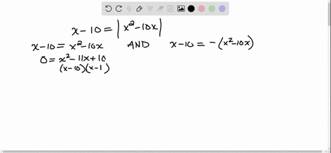 find-all-solutions-of-the-equation-algebraically-check-your-solutions-x-10leftx2-10-xright