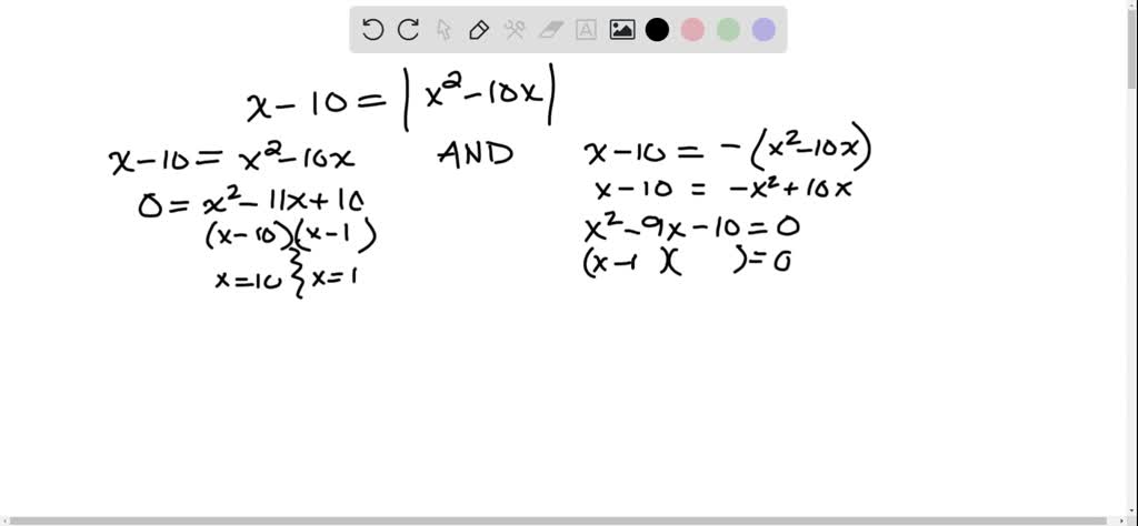 Solved Find All Solutions Of The Equation Algebraically Check Your