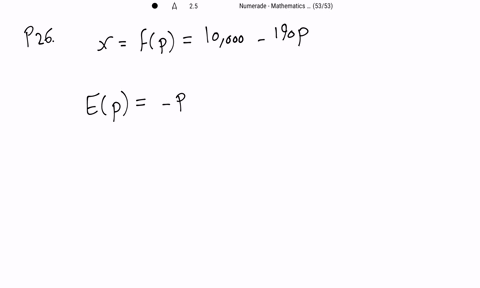 in-problems-25-30-use-the-price-demand-equation-to-find-mathrmemathrmp-the-elasticity-of-demand-xfp1