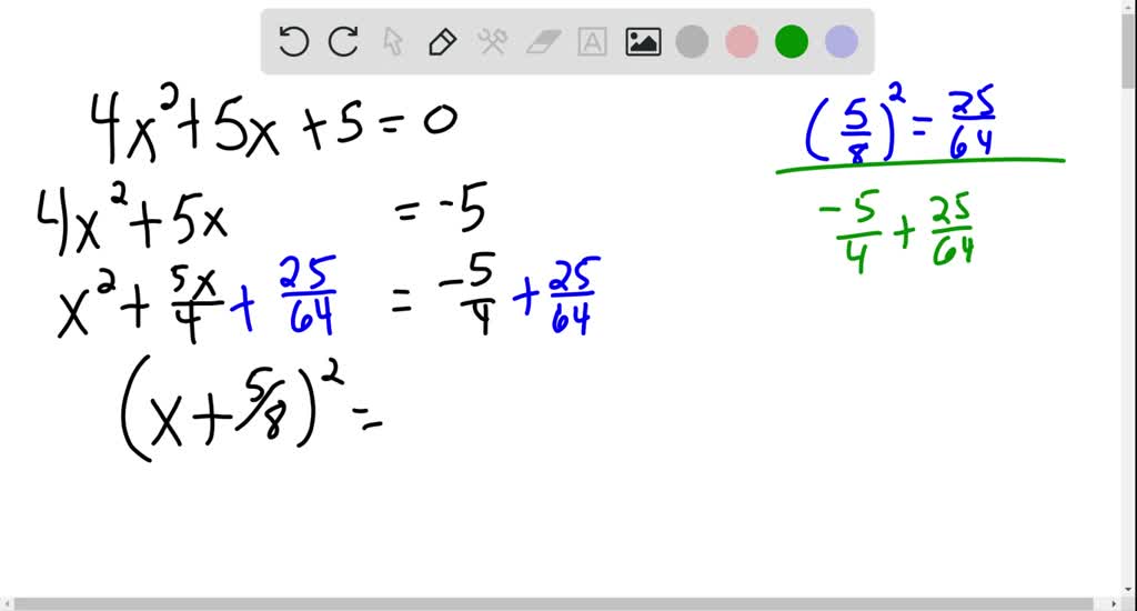 SOLVED:Some equations have nonreal complex solutions. To see how these ...