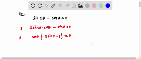 solve-each-equation-for-theta-if-0circ-leq-theta-360circ-sin-2-theta-cos-theta0