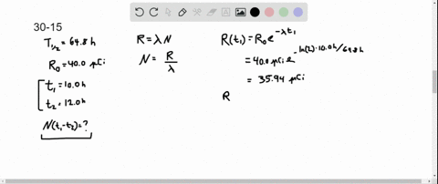 the-radioactive-isotope-198-au-has-a-half-life-of-648-h-a-sample-containing-this-isotope-has-an-init