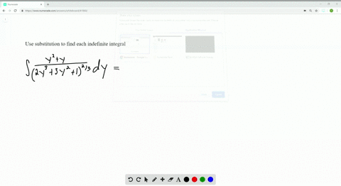 use-substitution-to-find-each-indefinite-integral-int-fracy2yleft2-y33-y21right2-3-d-y
