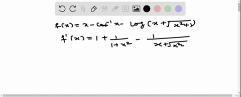 find-the-interval-of-the-monotonicity-of-the-function-fxx-cot-1-x-log-leftxsqrtx21right