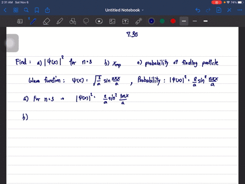 a-write-down-and-sketch-the-probability-distribution-psix2-for-the-second-excited-state-n3-of-a-part